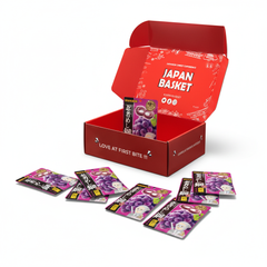 Traditional Japanese UHA Mikakuto Ninja Steel Grape Gummy | Japanbasket Box Packaging