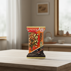 Japanese Amano Foods Itsumono Miso Soup, Luxury Nameko - Japanbasket Box Edition