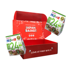 Traditional Japanese Marukome Plenty of Value Ryotei Miso Soup Flavor Reduced Salt | 2 Pieces Japanbasket Box Packaging