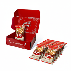 Traditional Japanese Amano Foods Itsumono Miso Soup, Red Soup - Japanbasket Box Packaging