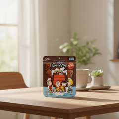 Premium Hokuriku Seika Snoopy Cookies, Chocolate Chips - Japanbasket Box for Family Use