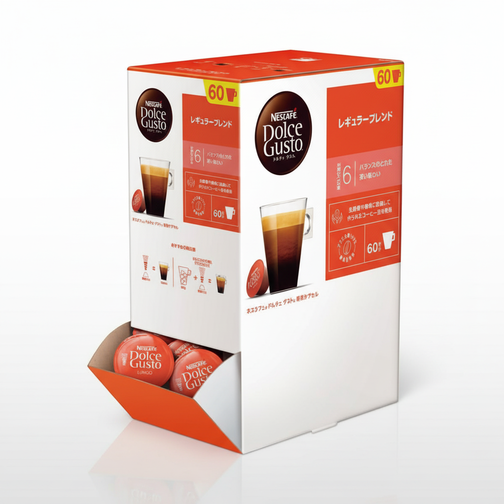 Japanese Nestle Dolce Gusto Special Capsule, Regular Blend - 2 Pieces Japanbasket Box Edition