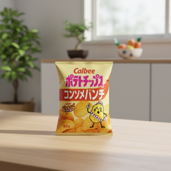 Japanese Calbee Potato Chips Consomme Punch | Japanbasket Box Edition