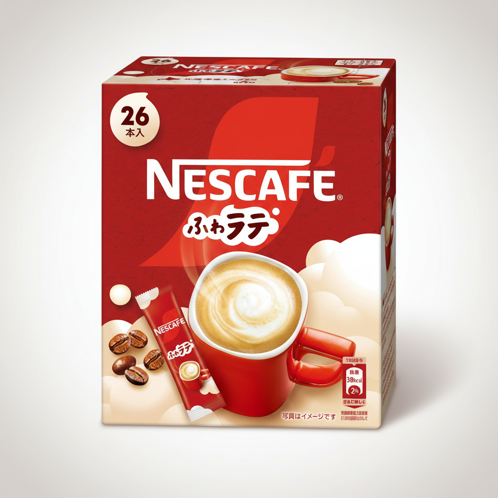 Japanese Nescafe Excella Fluffy Latte - Japanbasket Box Edition