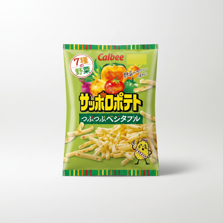 Bulk Calbee Sapporo Potato Crushed Vegetable Collection - Japanbasket Box