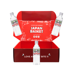 Japanese 富士ミネラルウォーター 非常用 5年保存水 Collection (3 Pieces Japanbasket Box)
