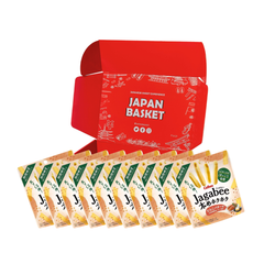 Japanese Calbee Jagabee Thick Hokuhoku Cod Roe Butter Flavor | Japanbasket Box Edition