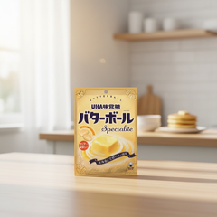Japanese UHA Mikakuto Butter Ball Specialty | Japanbasket Box Edition