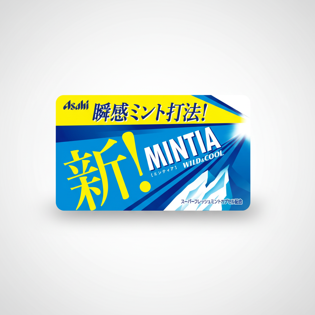 Traditional Japanese Asahi Mintia Wild & Cool - Japanbasket Box Packaging
