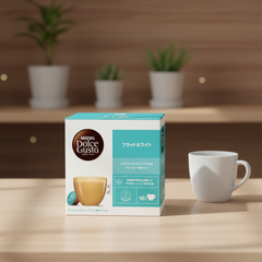 Japanese Nescafe Dolce Gusto Special Capsule, Flat White - Japanbasket Box Edition