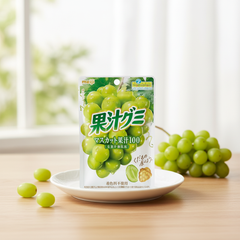 Japanese Meiji Juice Gummy Muscat | Japanbasket Box Edition