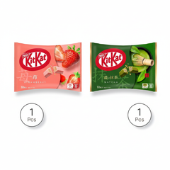 Nestle Japan KitKat: Strawberry & Rich Matcha Flavors - Japanese Snack Variety