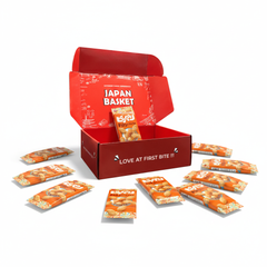 Traditional Japanese Bourbon Peeparis, Peanut Flavor | Japanbasket Box Packaging