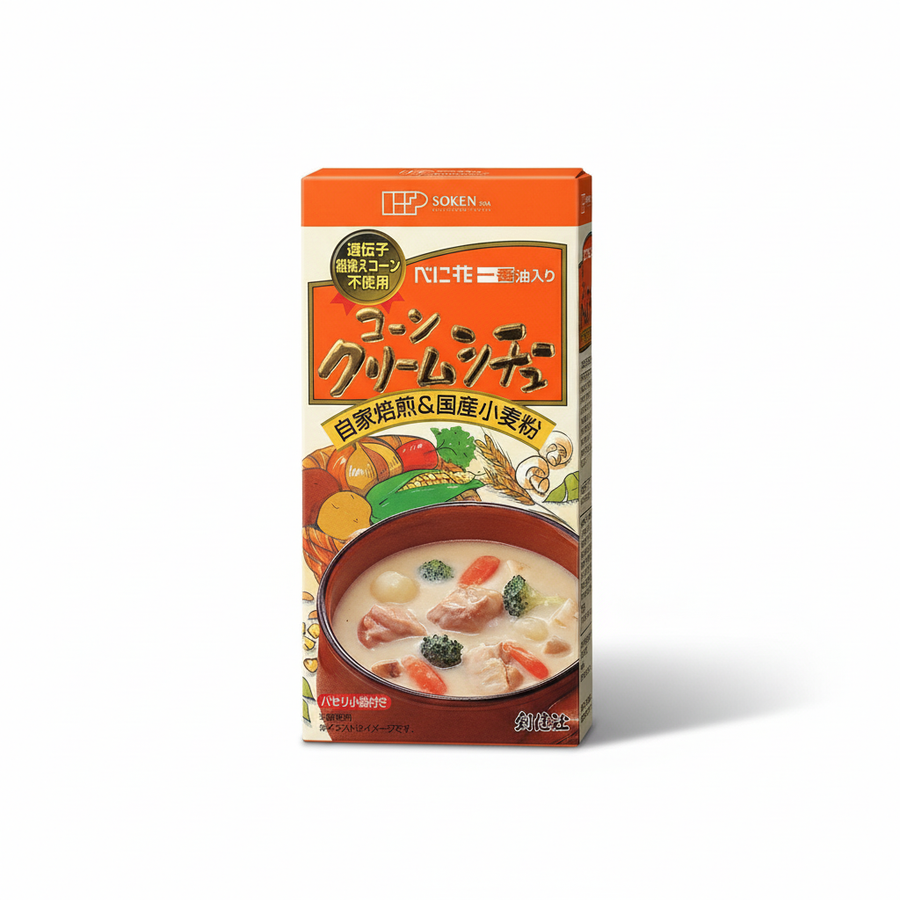 Japanese Sokensha Corn Cream Stew - Japanbasket Box Edition