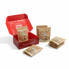 Japanese iSDG Medical Food Dotcom Shiitake Snack, Salted Horse Flavor | Japanbasket Box Edition