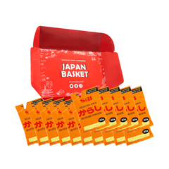 Traditional Japanese Small & B Bags Containing Mustard - Japanbasket Box Packaging
