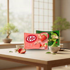 Nestle Japan KitKat: Strawberry & Rich Matcha Flavors - Japanese Snack Variety