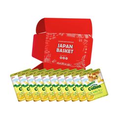 Japanese Ezaki Glico Cream Cologne, Adult Lemon Biscuit Cookies | Japanbasket Box Edition