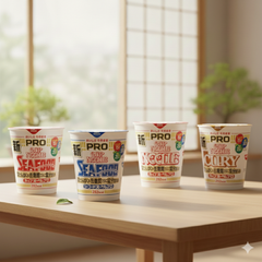 Nissin Cup Noodles Pro: High Protein, Low Carb Japan Noodle Cup (12 Pack)
