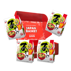Japanese Nagatanien Raw Type Miso Soup, Assage - Japanbasket Box Edition