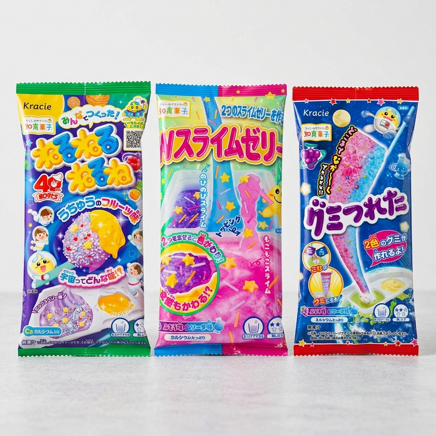Kracie Japanese Candy Assortment, Gummy, Jelly, Fruit Candy, Sweet Snacks