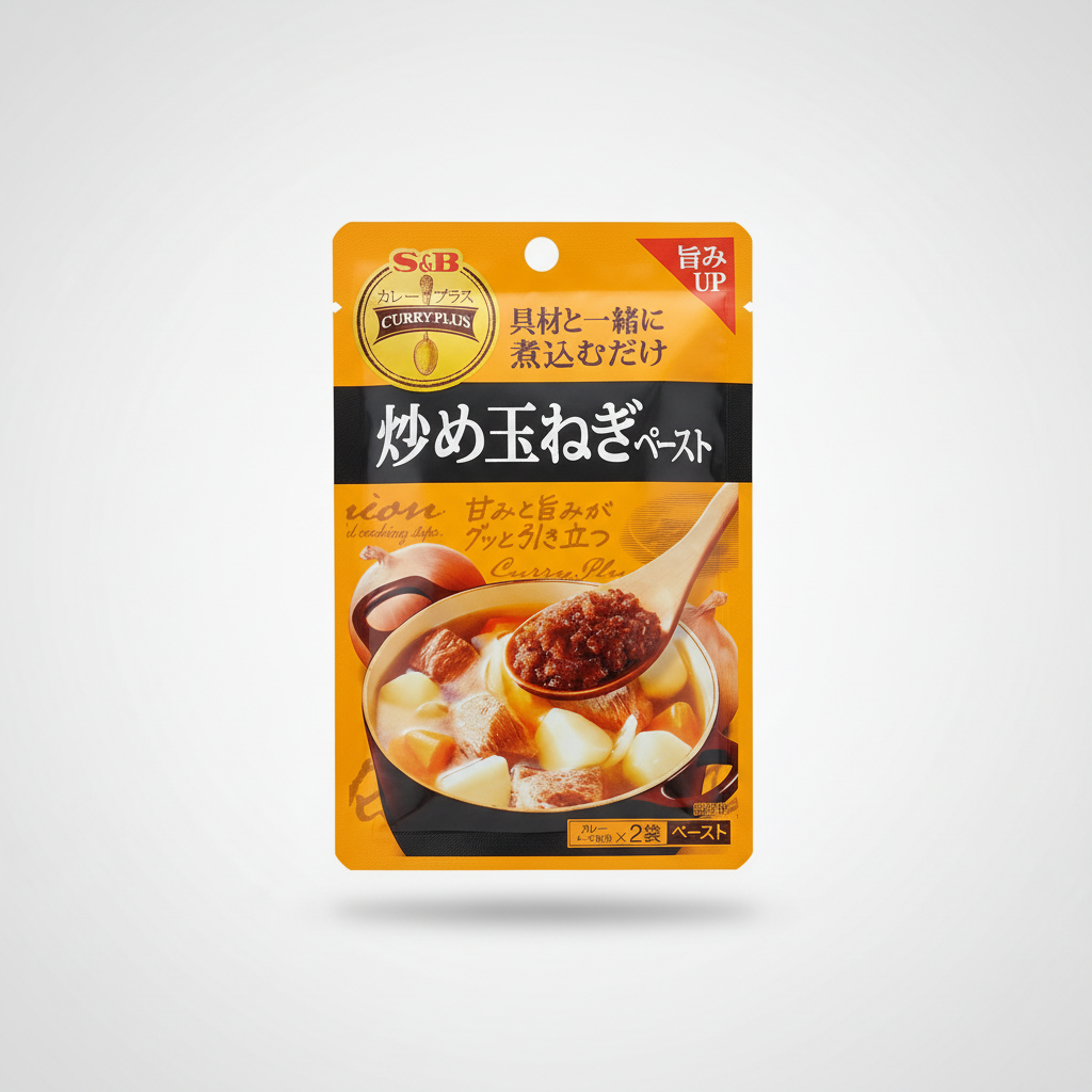 Japanese S&B Curry Plus Fried Onion Paste | Japanbasket Box Edition