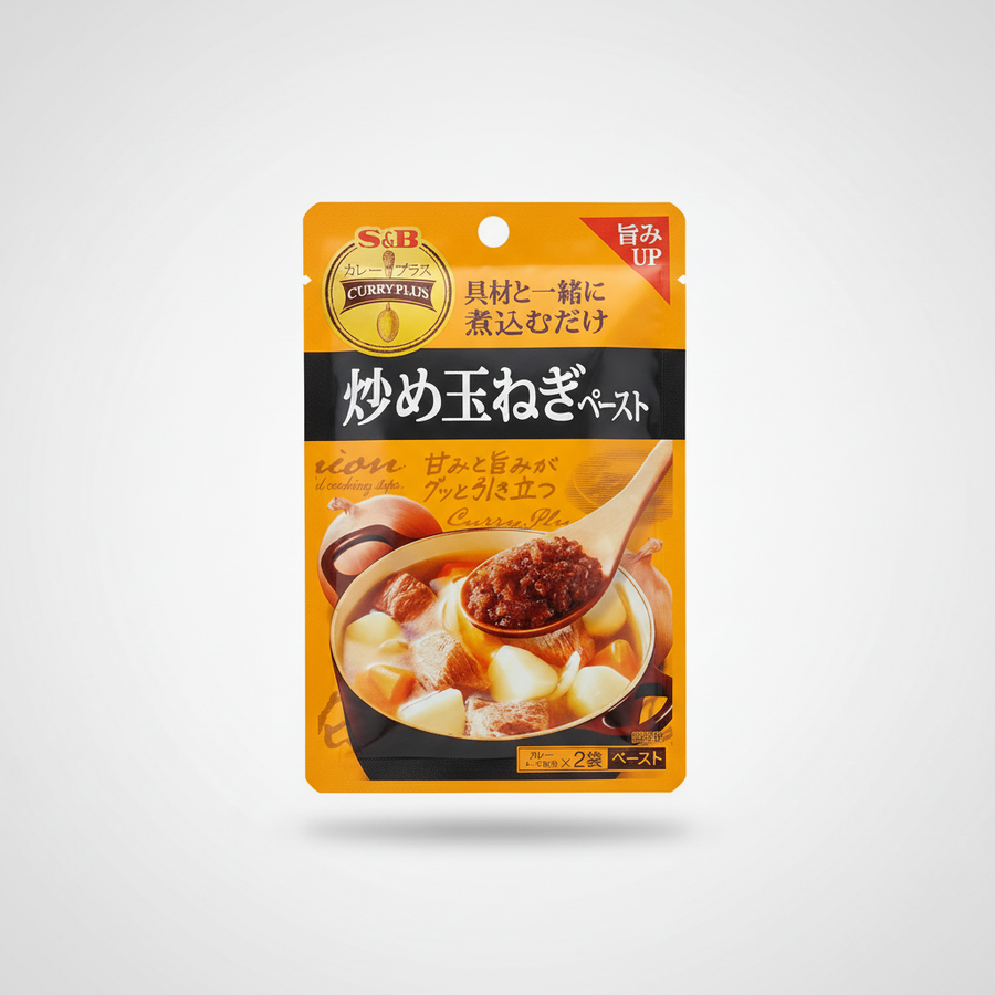 Japanese S&B Curry Plus Fried Onion Paste | Japanbasket Box Edition