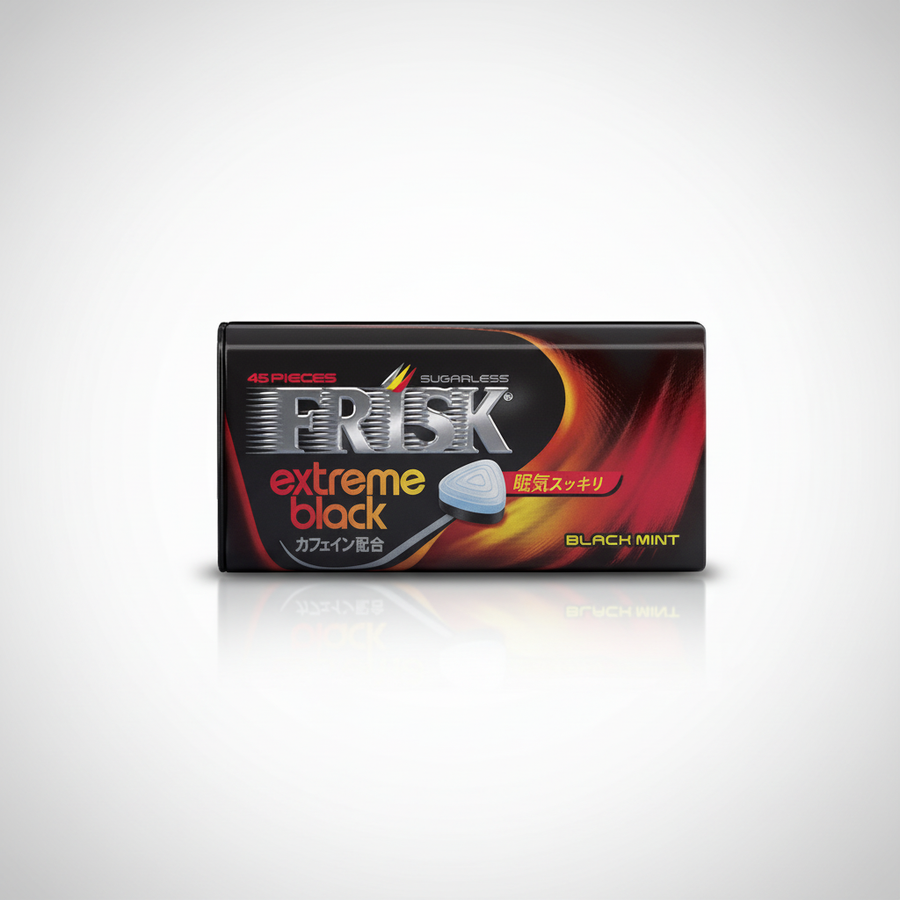 Japanese Kracie Frisk Extreme Black, Black Mint | Japanbasket Box Edition