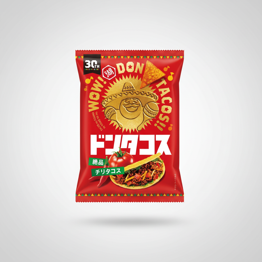 Japanese Koikeya Don Tacos, Exquisite Chili Tacos | Japanbasket Box Edition
