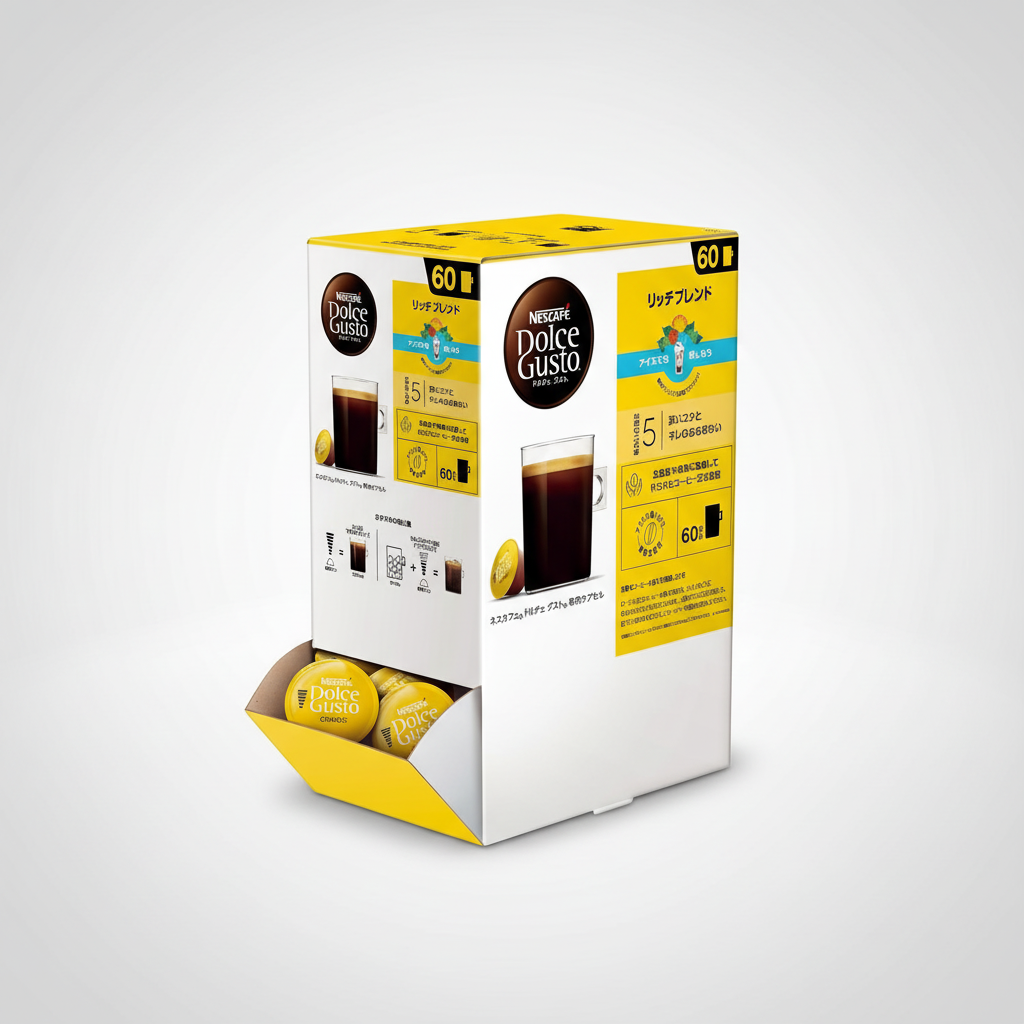 Japanese Nestle Dolce Gusto Exclusive Capsule, Rich Blend - 3 Pieces Japanbasket Box Edition