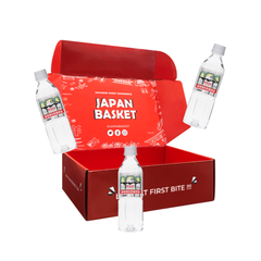 Japanese 富士ミネラルウォーター 非常用 5年保存水 Collection (3 Pieces Japanbasket Box)