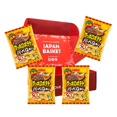 Japanese Calbee Sapporo Potato Barbecue Q Aji - Japanbasket Box Edition
