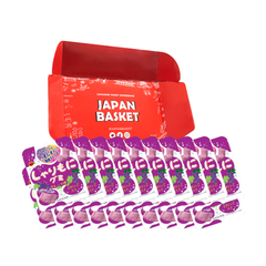 Japanese Bourbon Shrimo Gummy Grape Flavor | Japanbasket Box Edition