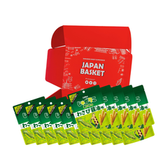 Traditional Japanese Calbee Jagariko Spicy Guy Wasabi Soy Sauce Flavor | Japanbasket Box Packaging