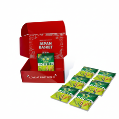 Traditional Japanese Calbee Jagariko Spicy Guy Wasabi Soy Sauce Flavor | Japanbasket Box Packaging