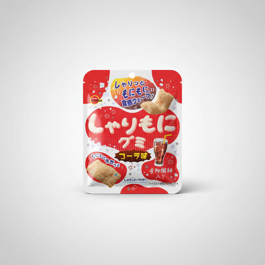 Japanese Bourbon Shrimo with Gummy Cola Flavor | Japanbasket Box Edition