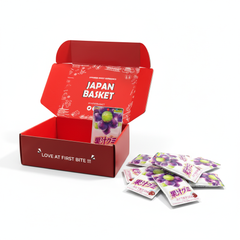 Japanese Meiji Fruit Juice Gummy Grape - Japanbasket Box Edition