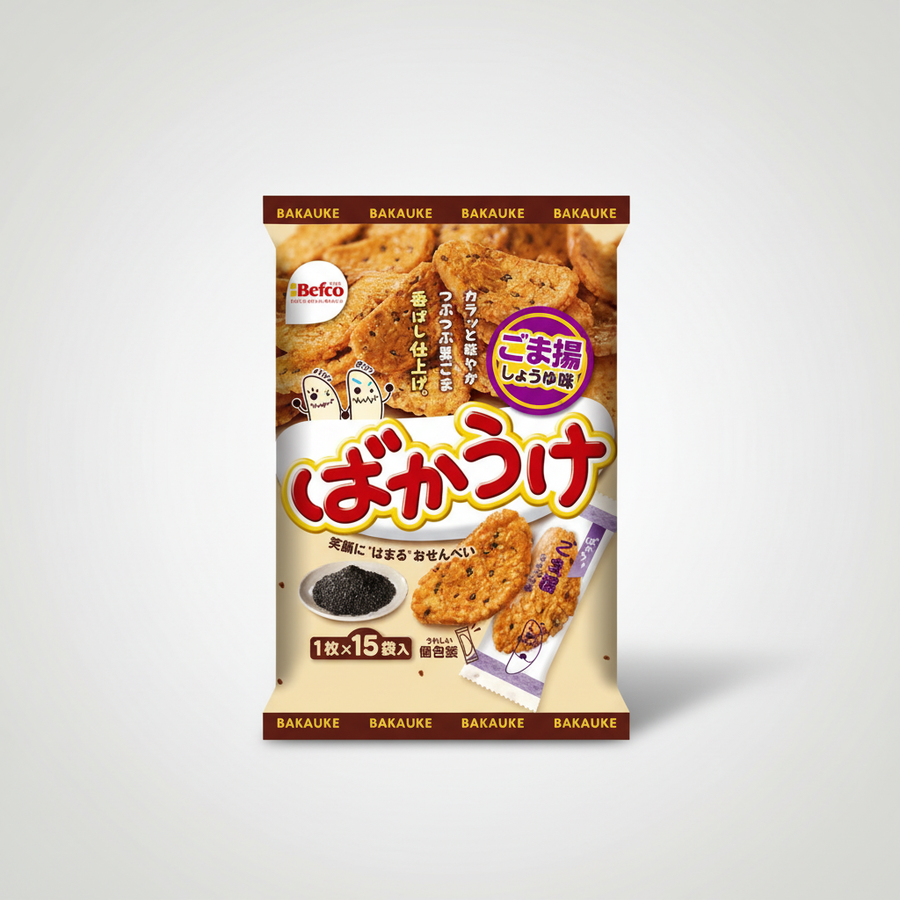 Traditional Japanese Kuriyama Rice Candy Bakauke Sesame Fried | Japanbasket Box Packaging