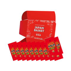 Bulk Koikeya Slim Bag, Stick Karamucho, Hot Chili Flavor Collection (Japanbasket Box)