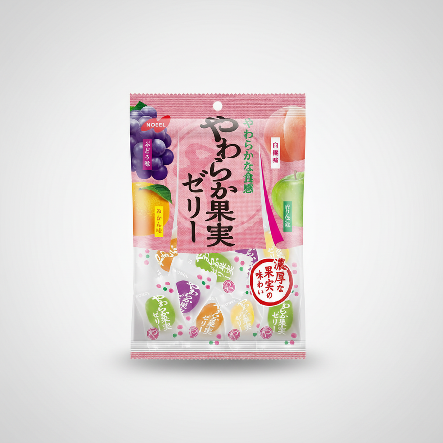 Japanese Nobel Confectionery Strawberry Jelly - Japanbasket Box Edition
