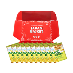 Japanese Ezaki Glico Cream Cologne, Adult Lemon Biscuit Cookies | Japanbasket Box Edition