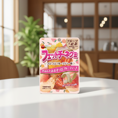Japanese Bourbon Fettucine Gummy Tea Flavor - Japanbasket Box Edition