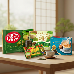 Nestle Kit Kat Dark Matcha Tea and Japanese Chocolate Matcha Snacks Box