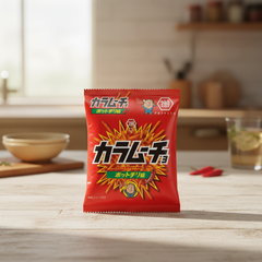 Japanese Koikeya 4-Strand Karamucho Hot Chili Flavor | Japanbasket Box Edition