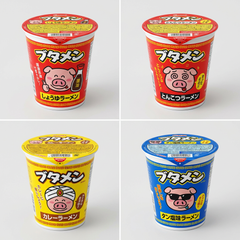 Oyatsu Butamen Ramen Cup Noodle Box: Japanese Instant Ramen Variety Pack