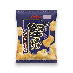 Traditional Japanese Calbee Kataage Potato, Light Flavor | Japanbasket Box Packaging