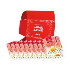 Japanese Kanro Healthy Throat Candy Golden Peach - Japanbasket Box Edition