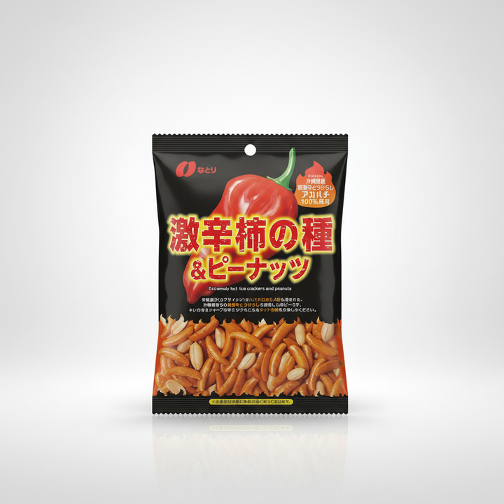 Bulk Natori Super Spicy Persimmon Seeds & Peanuts Collection (Japanbasket Box)