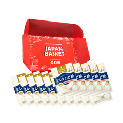 Japanese Kanro Non-Sugar Milk Throat Candy | Japanbasket Box Edition