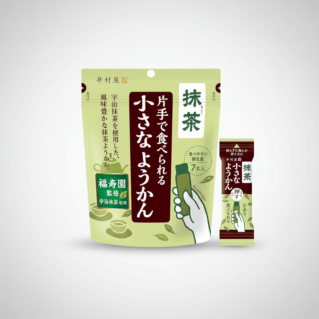 Japanese Imuraya Yokan Matcha Flavor | Japanbasket Box Edition